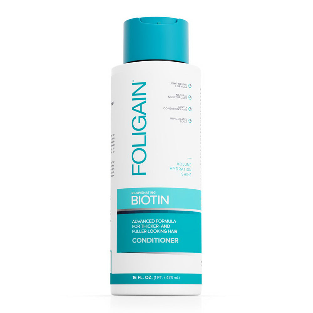 Foligain Rejuvenating Biotin Conditioner for Thicker and Fuller Looking Hair 16Oz (473ml)