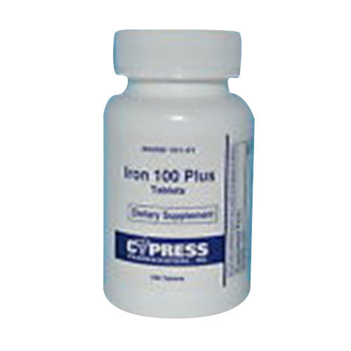 Cypress Iron 100 Plus Tablets - 100 Ea