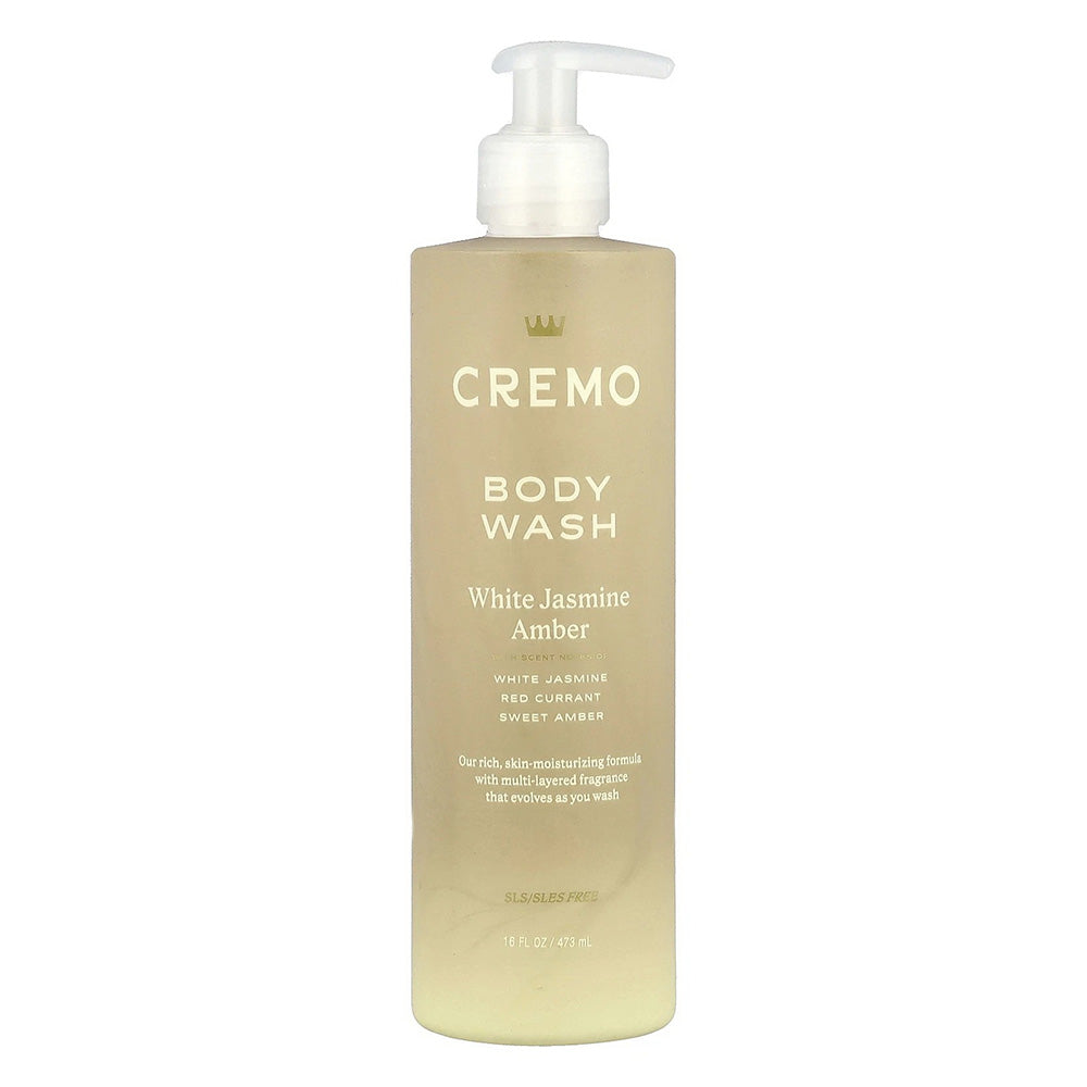 Cremo Softens Skin Jasmine and Amber Body Wash 16Oz (473ml)