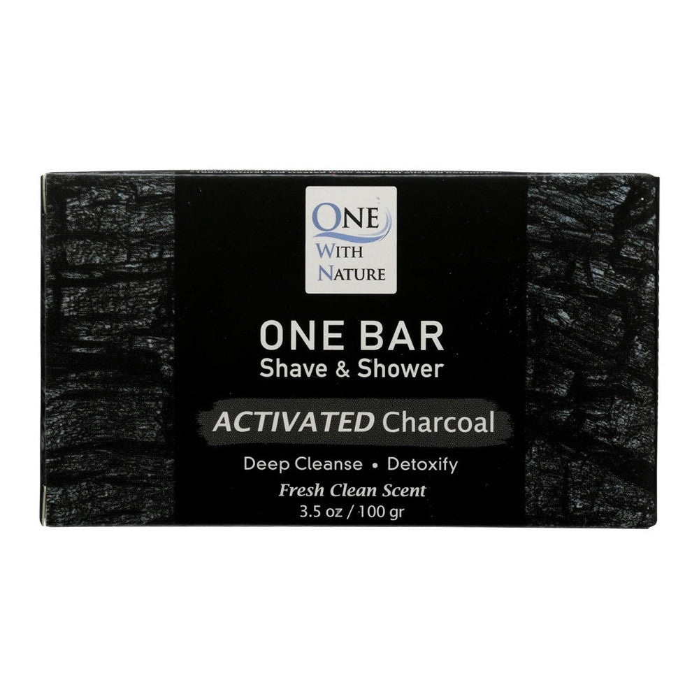One Bar Shave And Shower Detox Activated Bar Soap, Charcoal, 3.5 Oz