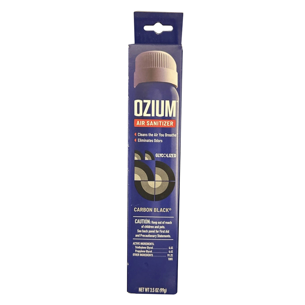 Ozium Air Sanitizer Carbon Black Cleans the Air You Breathe Eliminates Odors 3.5Oz (99g)
