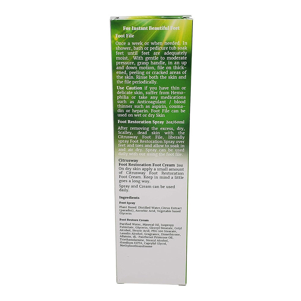 Citrusway Foot Care Restoration Kit, 3 Ea