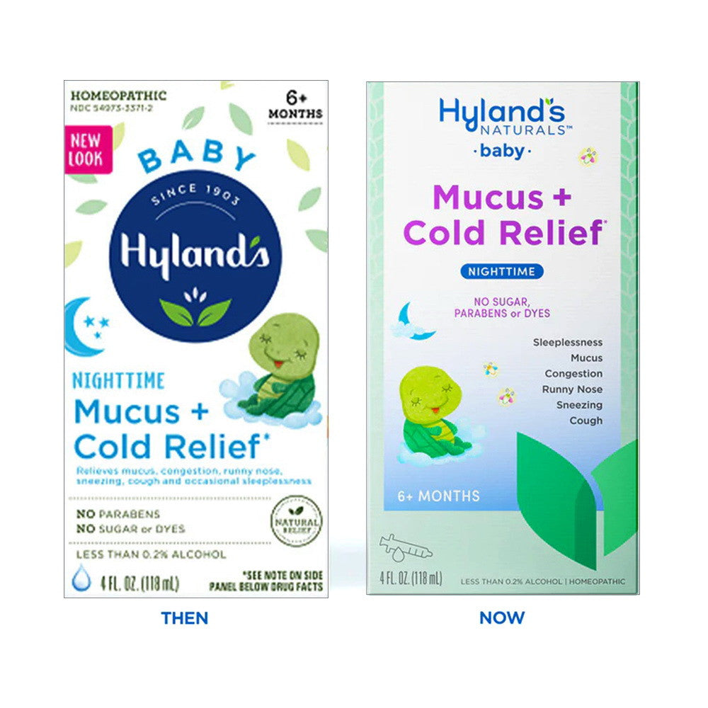 Hylands Baby Nighttime Mucus + Cold Relief Syrup, 4 Oz