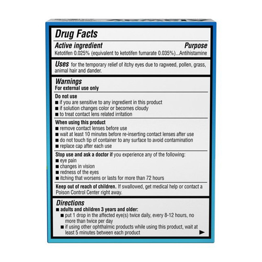 Bausch & Lomb Alaway Itch Relief Original Prescription Strength Eye Drops, 0.34 Oz/2 Ea