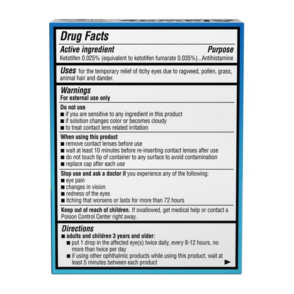 Bausch & Lomb Alaway Itch Relief Original Prescription Strength Eye Drops, 0.34 Oz/2 Ea