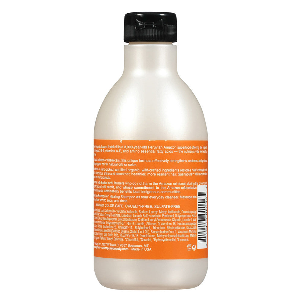 Sashapure Healing Shampoo for Sulfate Free, 12 Oz