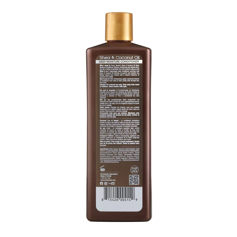 Every Strand Shea and Coconut Oil Deep Moisture Conditioner, 13.5 Oz