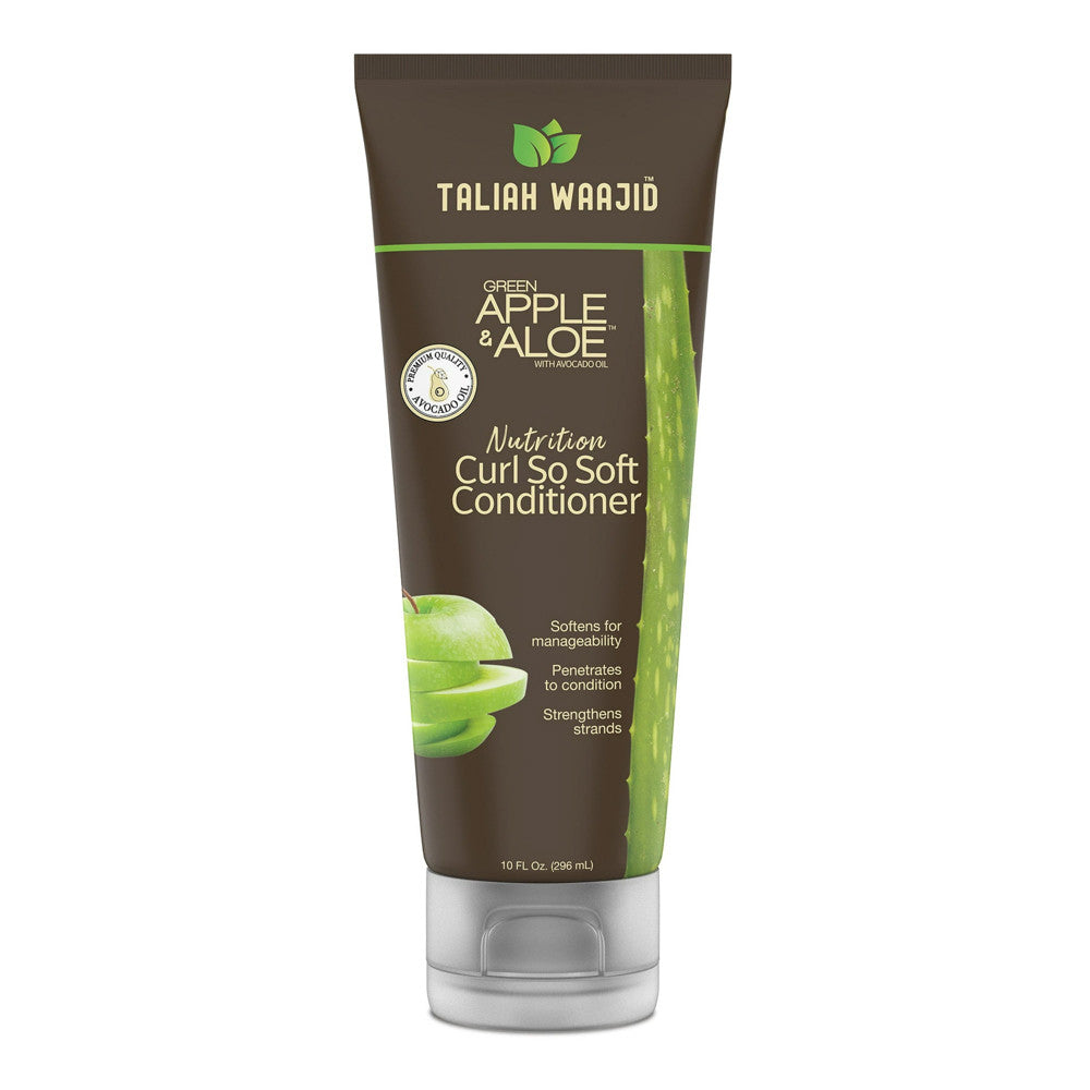 Taliah Waajid Green Apple and Aloe Nutrition Curl So Soft Conditioner, 10 Oz