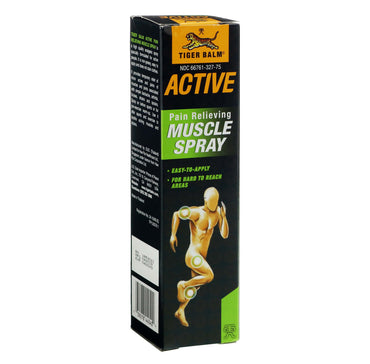 Tiger Balm Active Pain Relieving Muscle Spray, 2.53 Oz