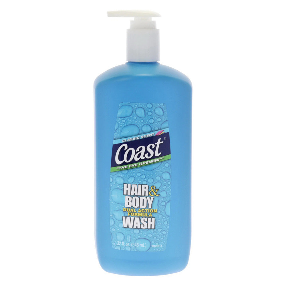 Coast Classic Scent Hair and Body Wash 32Oz (946ml)