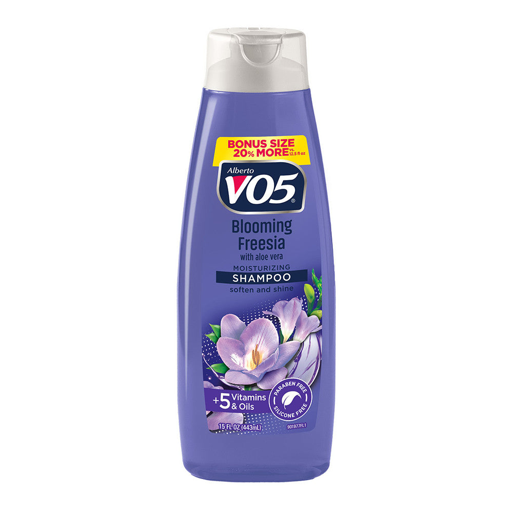 Alberto VO5 Blooming Freesia Moisturizing Shampoo, 15 Oz