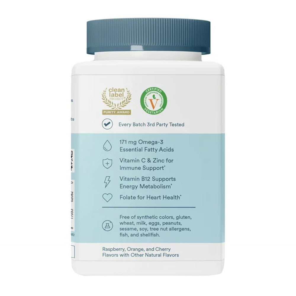 SmartyPants Organics Mens Multi and Omegas Organic Gummies, 120 Ea