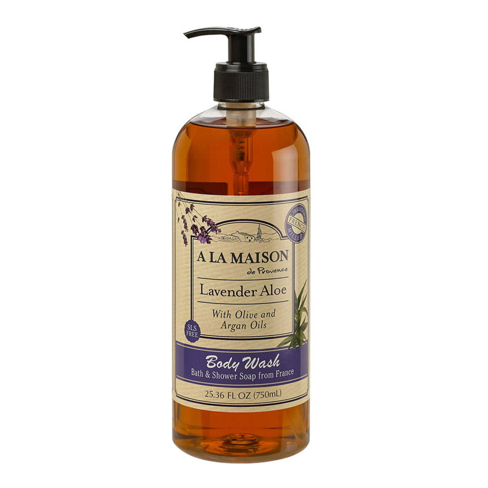A La Maison Lavender Aloe Hydrating Body Wash, 25.36 Oz