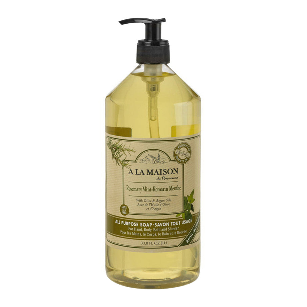 A La Maison Liquid Soap Refill Hand And Body Wash, 33.8 Oz