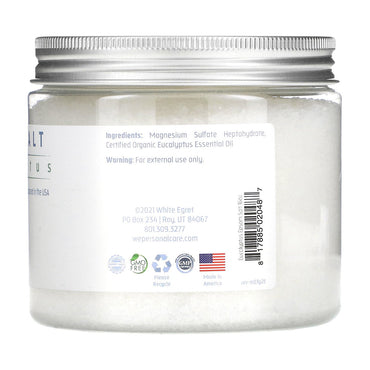 Epsom Salt Eucalyptus, White Egret, 16 Oz