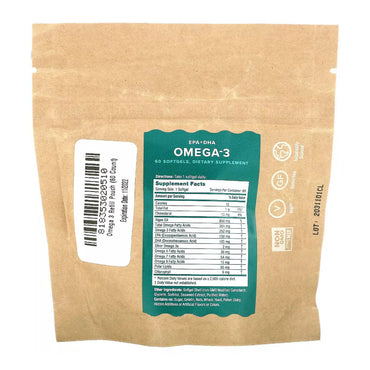 Iwi Vegan Algae Omega 3 Supports Healthy Heart Brain Development, 60 Ea