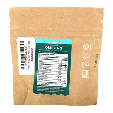 Iwi Vegan Algae Omega 3 Supports Healthy Heart Brain Development, 120 Ea