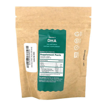 Iwi Life Omega 3 DHA Softgels for Brain, Eyes and Nerves, 120 Ea