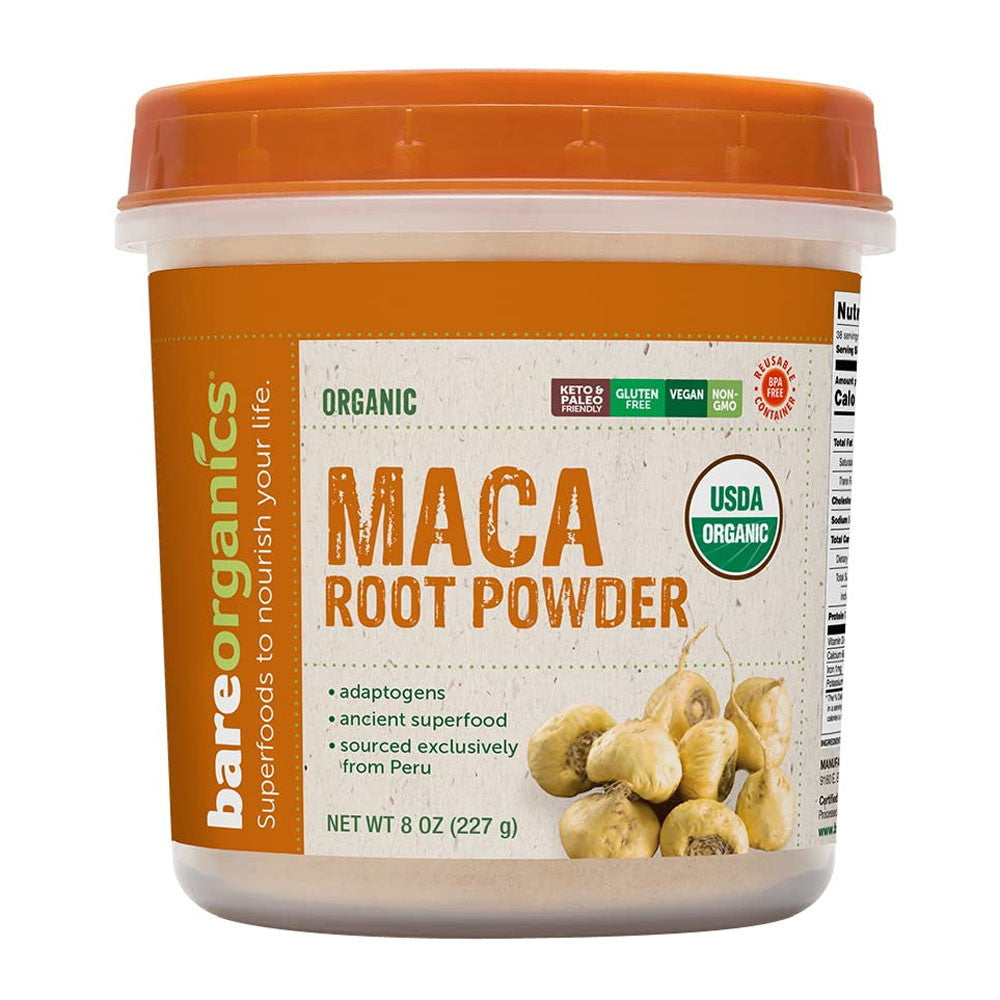 Bare Organics Maca Root Powder, 8 Oz