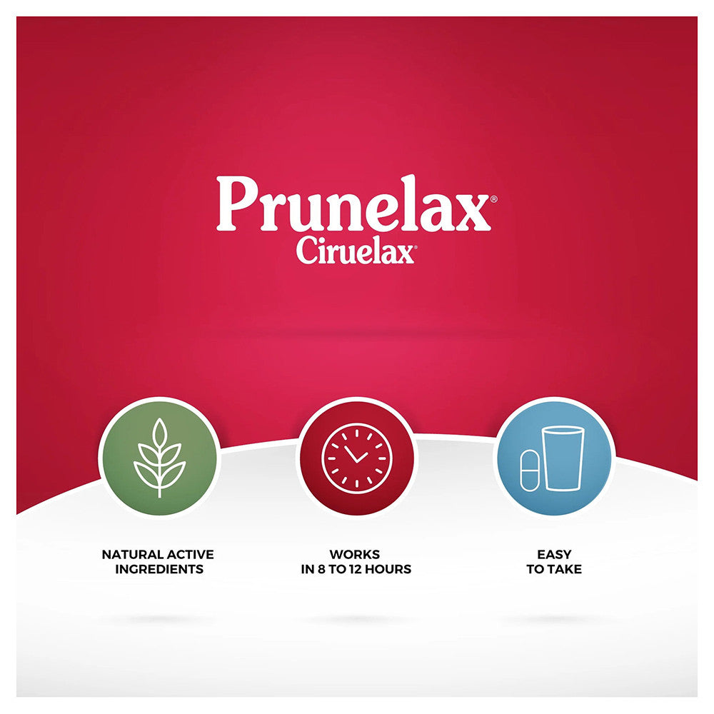 Prunelax Ciruelax Natural Laxative for Occasional Constipation Supplement Coated Tablets, 150 Ea