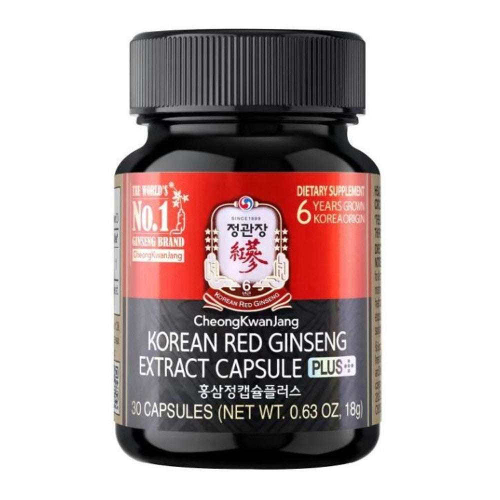 Jung Kwan Jang Korean Red Ginseng Extract Capsules 30Ea