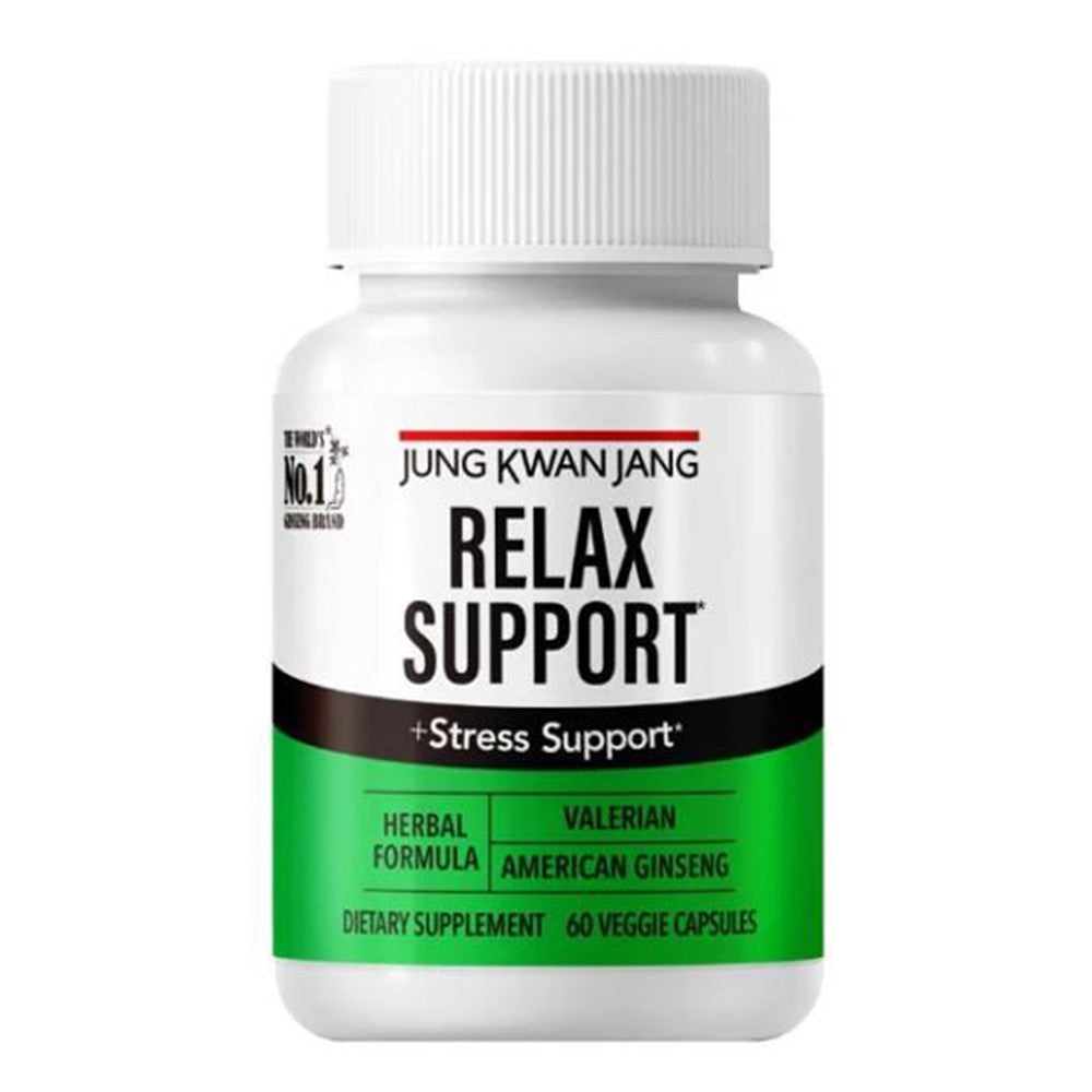 Jung Kwan Jang Relax Support Stress Support Herbal Formula Capsules 60Ea