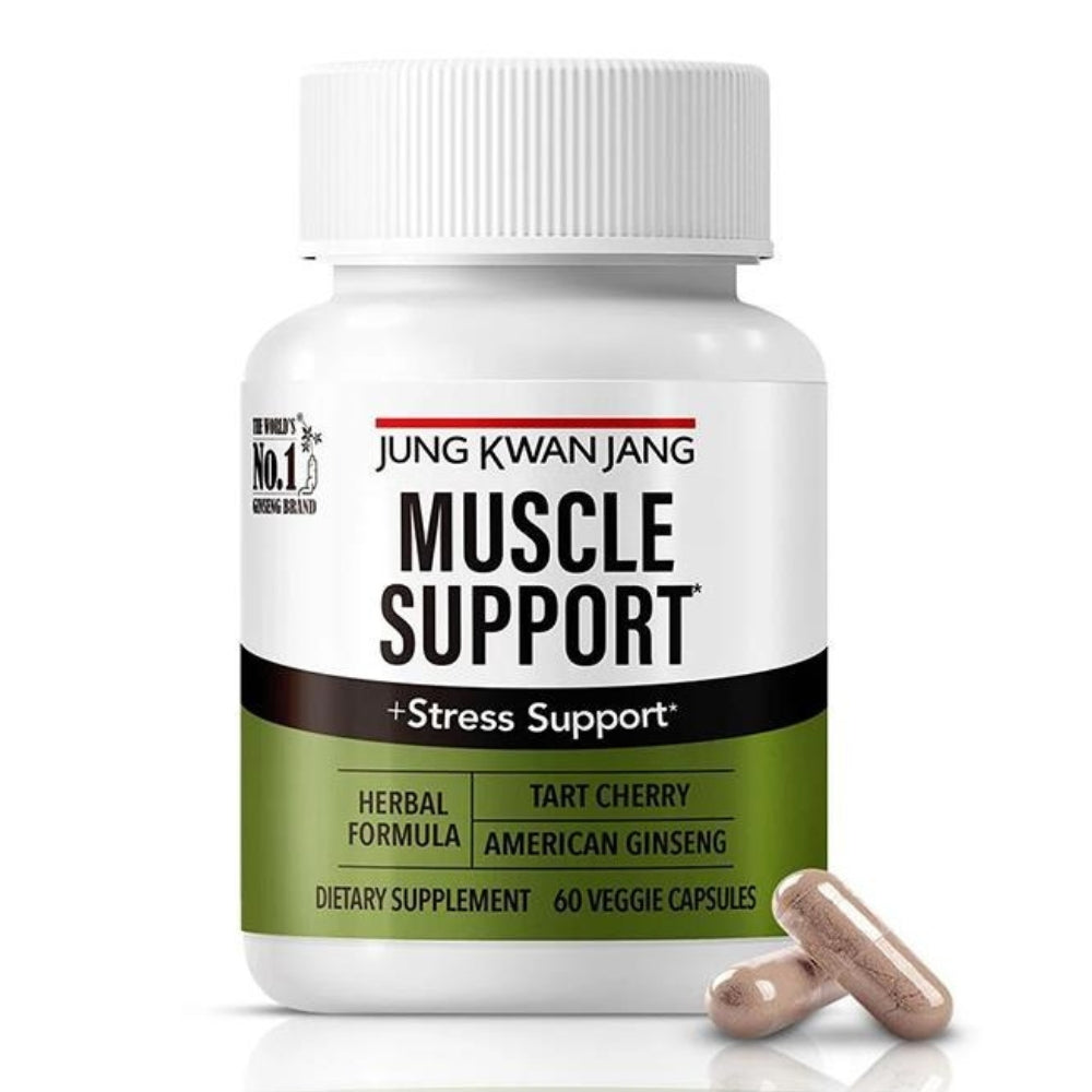 Jung Kwan Jang Muscle Support Stress Support Herbal Formula Capsules 60Ea