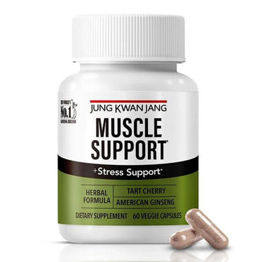 Jung Kwan Jang Muscle Support Stress Support Herbal Formula Capsules 60Ea