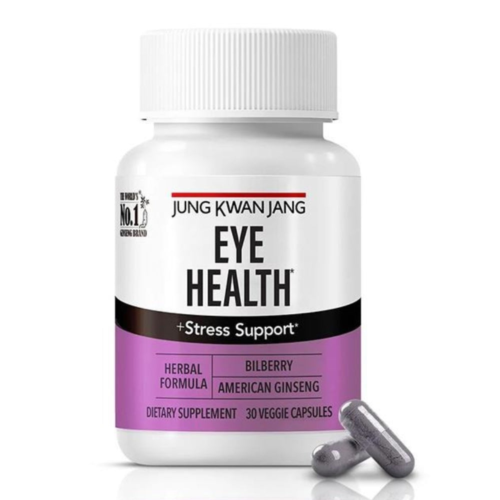 Jung Kwan Jang Eye Health Stress Support Herbal Formula Capsules 30Ea