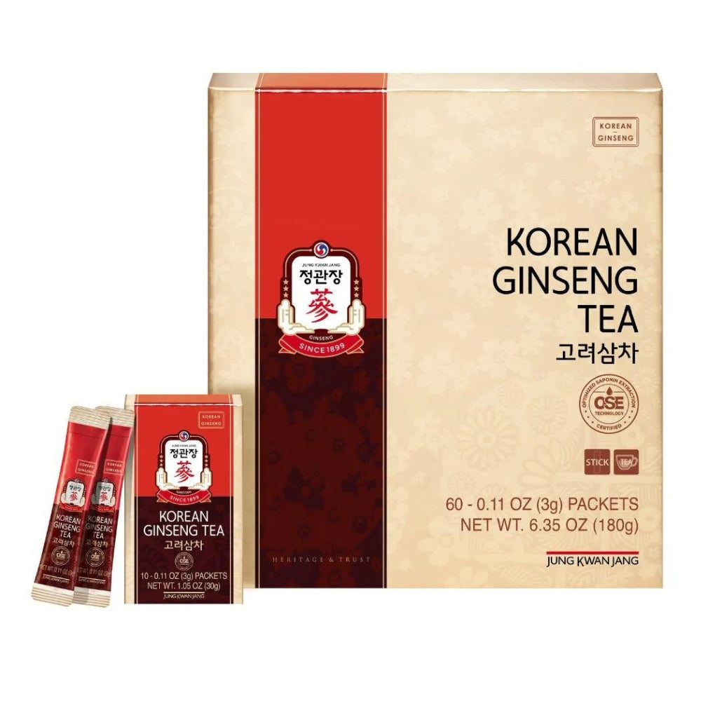 Jung Kwan Jang Korean Ginseng Tea Packs 60Ea (3g)