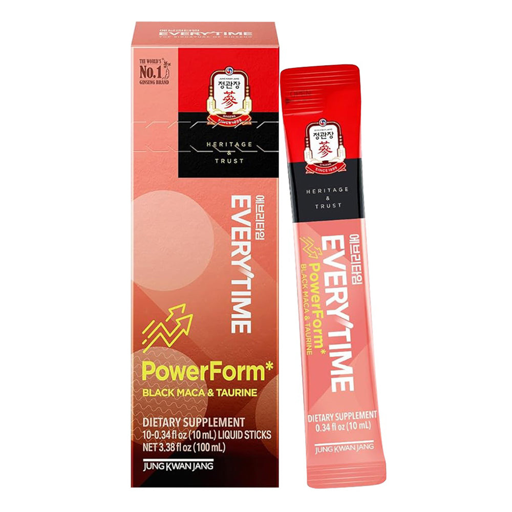 JUNG KWAN JANG Everytime PowerForm Black Maca Root and Taurine 3.38Oz (100ml)