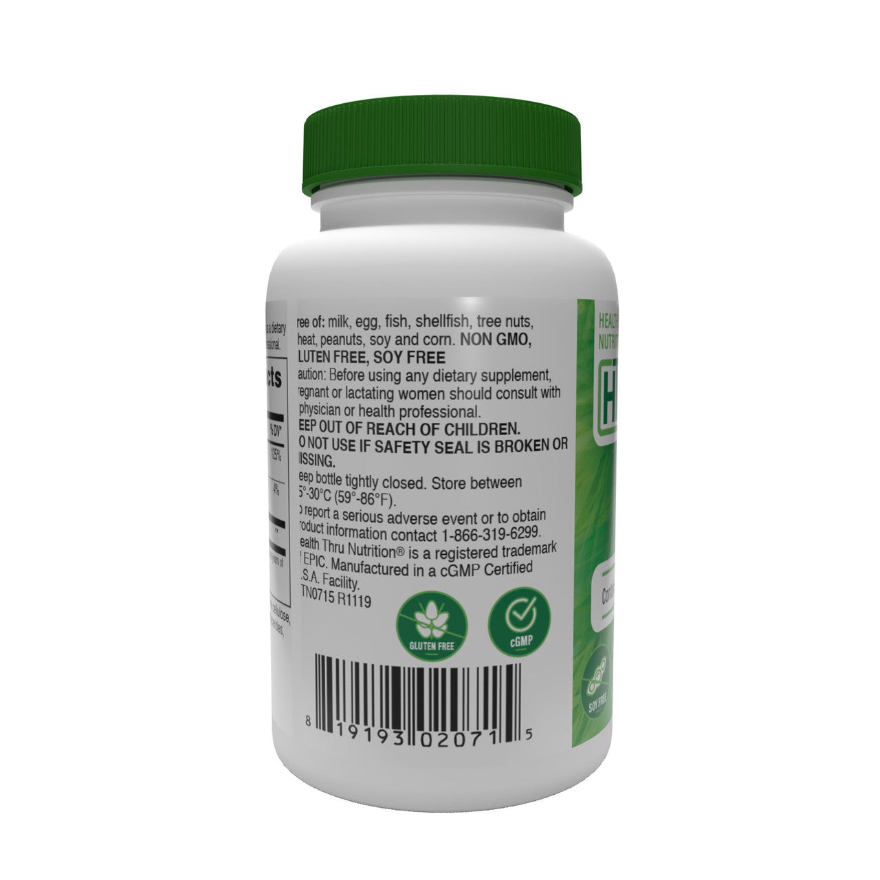 Health Thru Nutrition K2 And D3 As Menquinone 7 Complex For Healthy Bone Support, 60 Ea