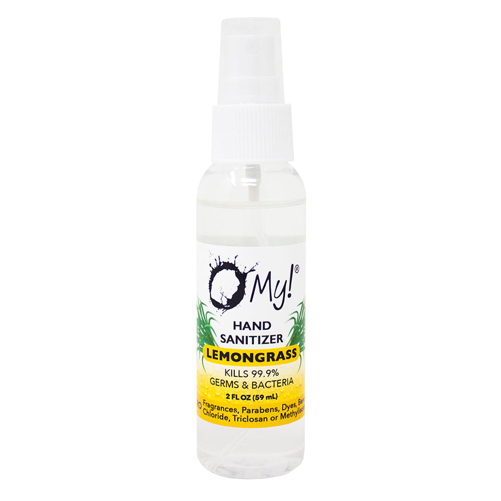 O My Hand Sanitizer Lemongrass for Killing Bacteria and Germs 2Oz (59ml)