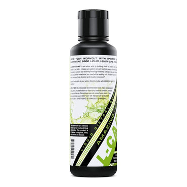 Amazing Nutrition Amazing Muscle L Carnitine 3000 Supports Fast Recovery From High Intensity Workouts, Lemon Lime, 16 Oz