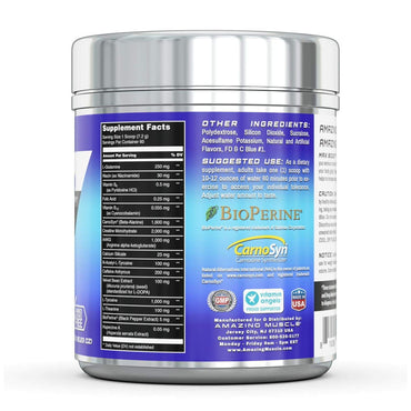 Amazing Nutrition Amazing Muscle Max Boost Advanced Pre Workout Formula, Blue Raspberry, 60 Ea