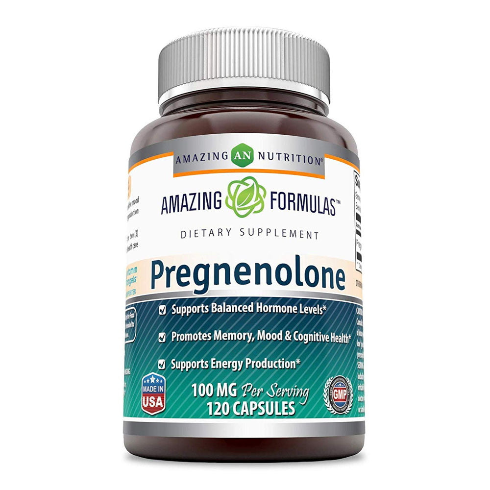 Amazing Nutrition Amazing Formulas Pregnenolone 100Mg, 120 Ea