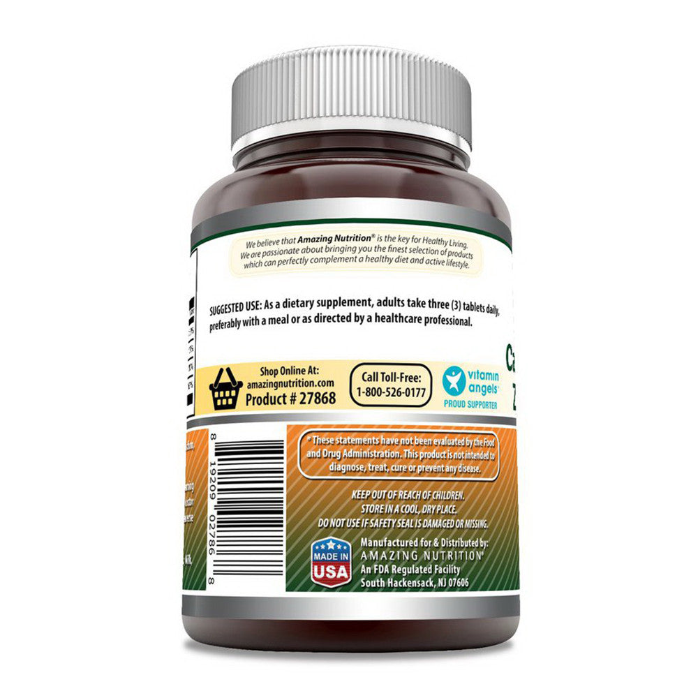 Amazing Nutrition Amazing Formulas Calcium Magnesium Zinc And Vitamin D3 Tablets, 150 Ea