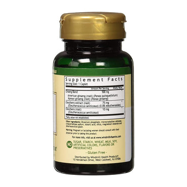 Windmill Ginseng 500 Mg Energy Caplets - 60 Ea