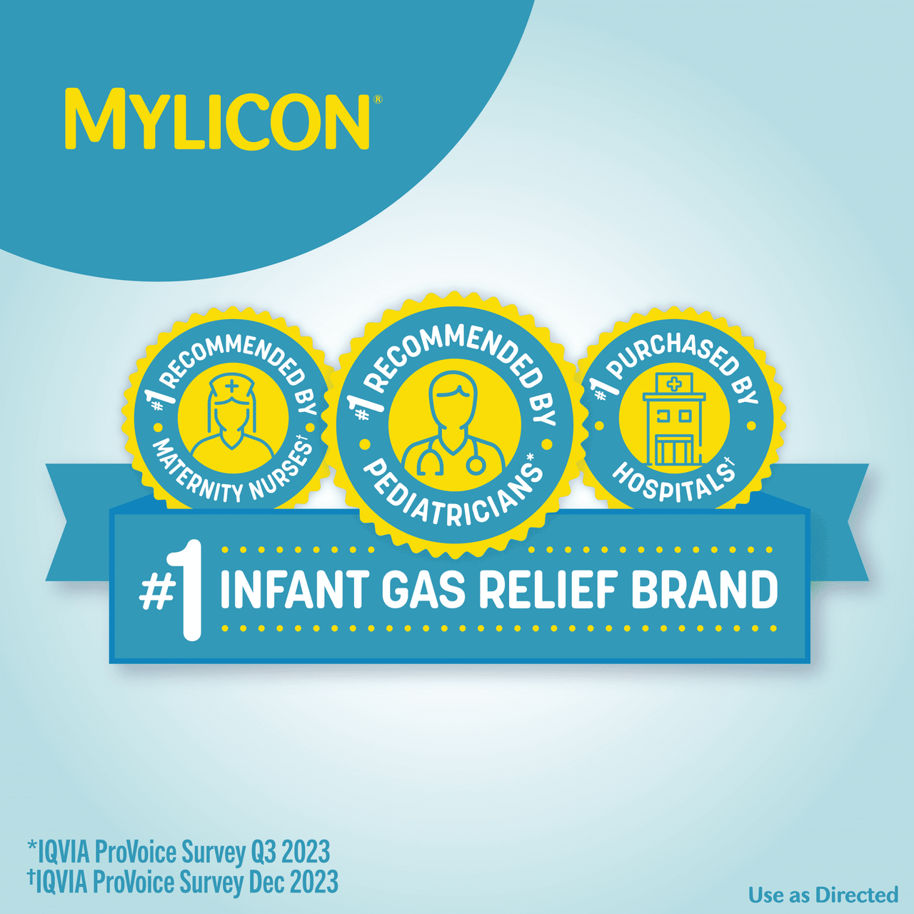 Mylicon Infants Drops Anti Gas Relief Dye Free Formula For Babys, 0.5 Oz