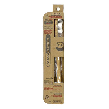 Senza Care Eco Friendly Bamboo Toothbrush Soft, 1 Ea