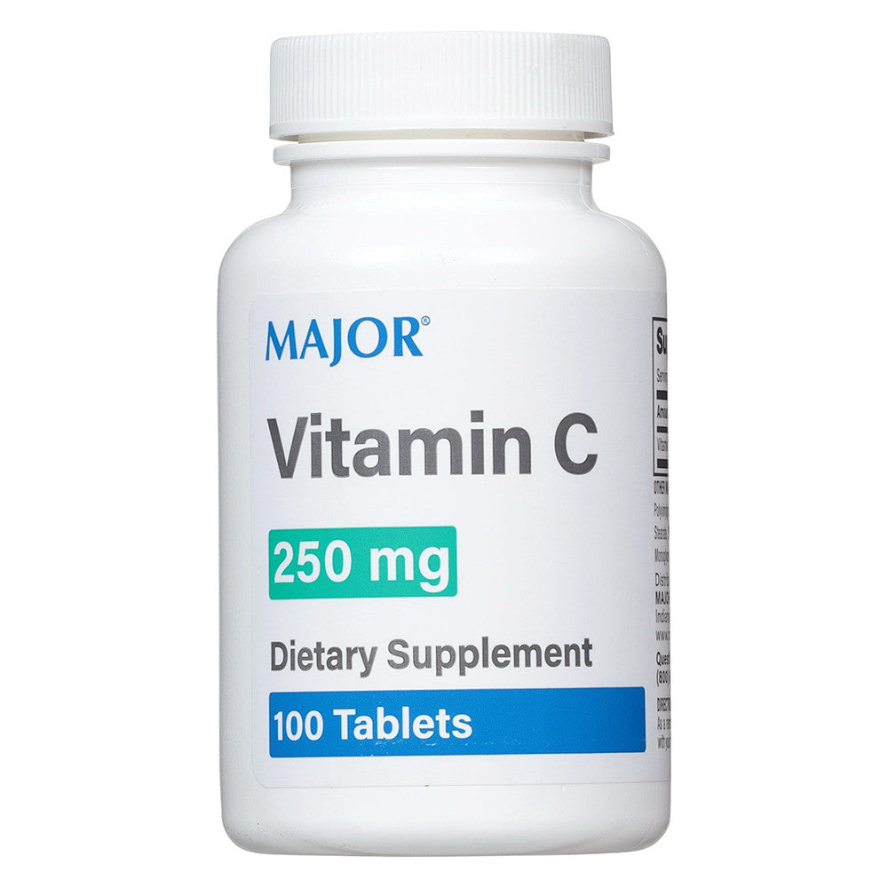Major Vitamin C Dietary Supplement 250 Mg Tablets, 100 Ea