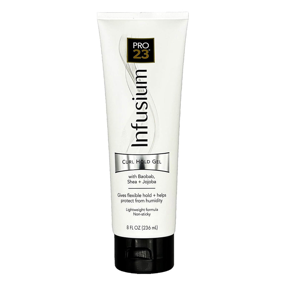 Infusium Pro 23 Curl Hold Gel with Baobab Shea and Jojoba Lightweight Formula 8Oz (236ml)