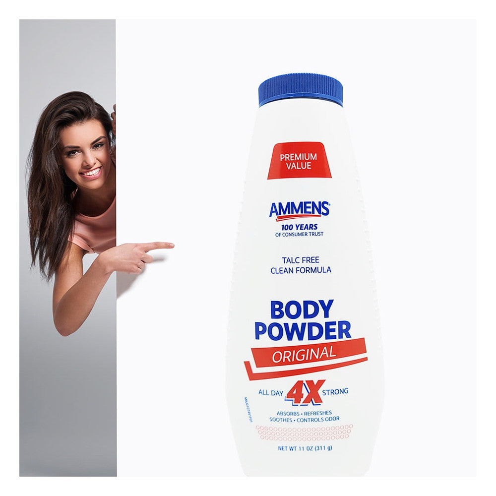 Ammens Original Body Powder, Talc Free Formula, 11 Oz