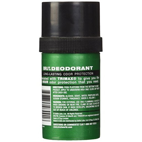 Brut Classic Round Soild Deodorant for Men, 2.7 Oz