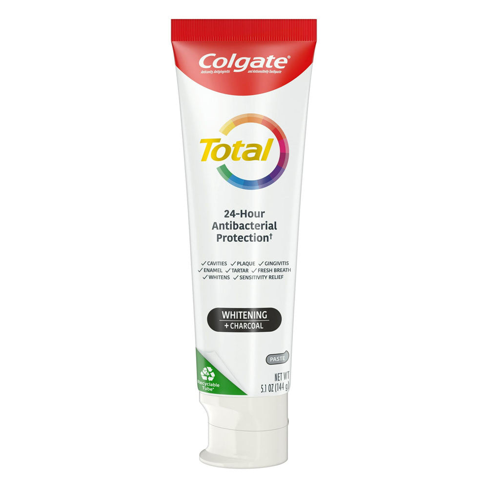 Colgate Total Whitening Charcoal Toothpaste, 5.1 Oz