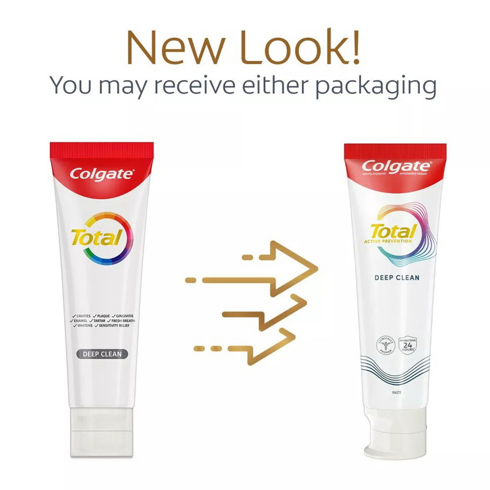 Colgate Total Deep Clean Antibacterial Toothpaste 5.1Oz (144g)