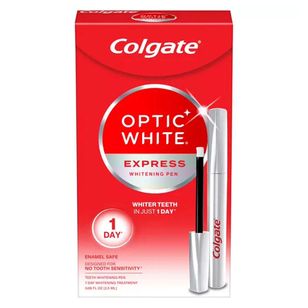 Colgate Optic White Express Whitening Pen for Teeth 0.08Oz (2.5ml)