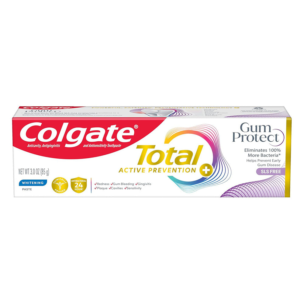 Colgate Total Active Prevention Gum Protect Healthier Whitening Toothpaste Mint 3.0Oz (85g)