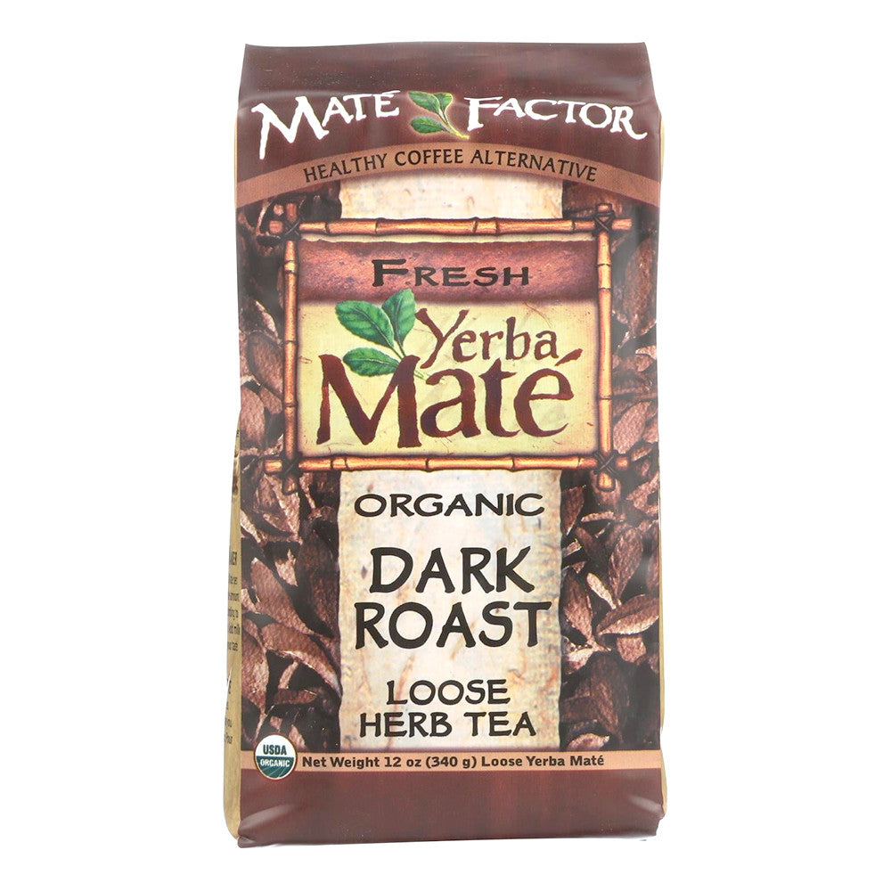 The Mate Factor Organic Dark Roast Loose Tea, 12 Oz