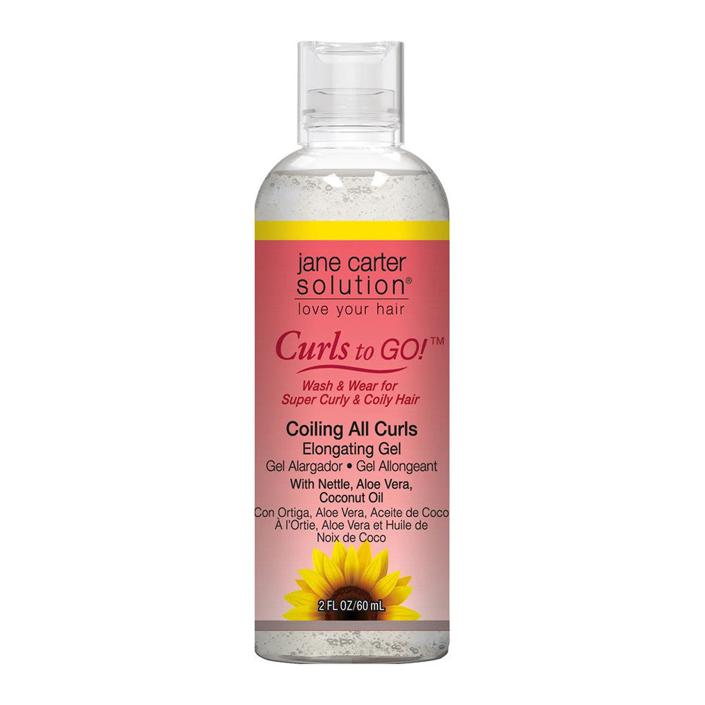 Jane Carter Solution Curls to Go Coiling all Curls Elongating Gel, 2 Oz